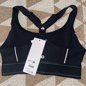 ALO Yoga Black AIRLIFT SUIT UP BRA Medium